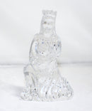 Waterford Crystal: Nativity Figurines - Melchior - Wise Man Kneeling, 4.6"