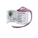 Waterford Crystal: Spirit of America Flag Christmas Ornament, 3"