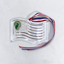 Waterford Crystal: Spirit of America Flag Christmas Ornament, 3"