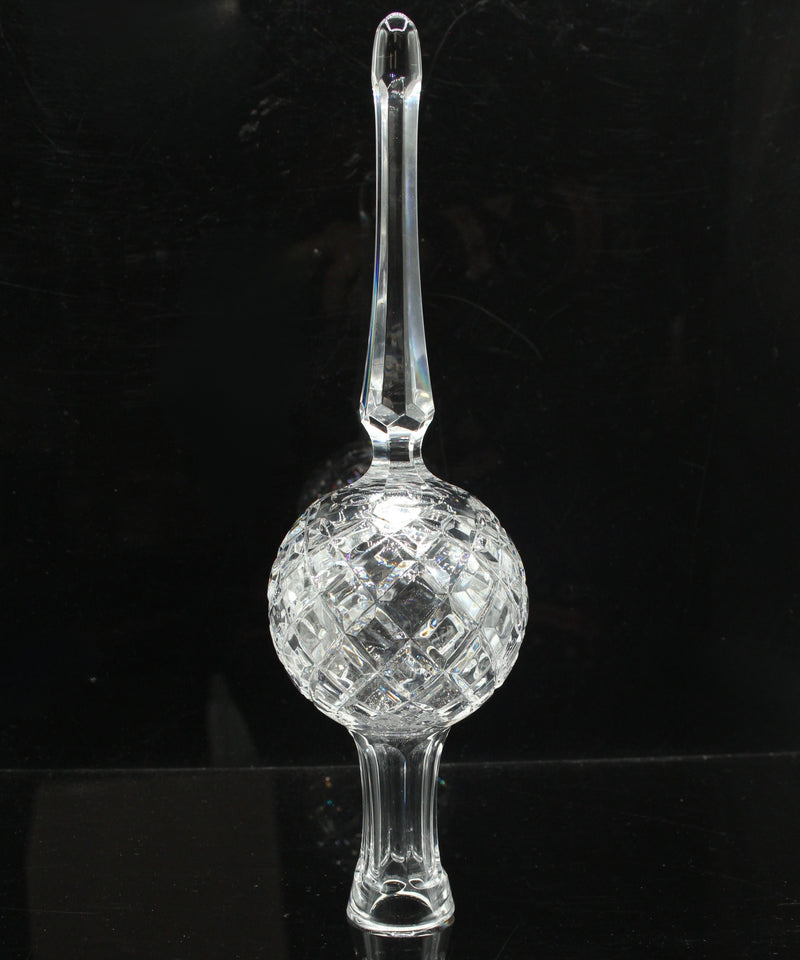 Waterford Crystal: Tree Trop Ornament Tree Topper-Rounded Tip, 10.3"