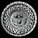 Waterford Crystal: Twelve Days of Christmas Three French Hens Plate | No Box, 8" | 1986