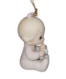 Precious Moments Ornament 15911, Baby's First Christmas- 1985 Girl