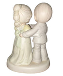 Precious Moments Figurine 163805, Ten Years Heart to Heart