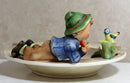 Hummel Figurine: Boy With Bird - Ashtray - 166