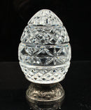 Waterford Crystal: Annual Egg Crystal Egg w/ Base-1990, 3.5"