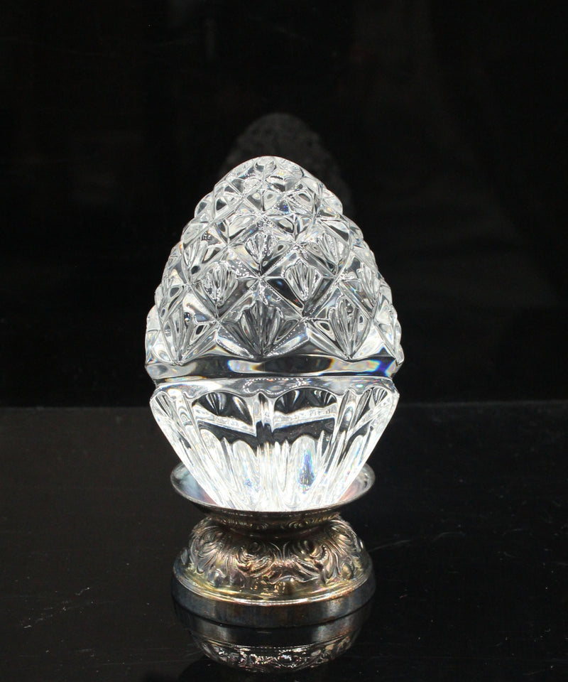 Waterford Crystal: Annual Egg Crystal Egg w/ Base-1998, 3.5"