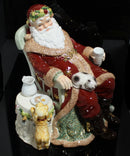 Waterford Crystal: 2002 Holiday Heirloom Cookie Jar - St. Nicholas, 12.5"