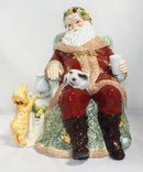Waterford Crystal: 2002 Holiday Heirloom Cookie Jar - St. Nicholas, 12.5"