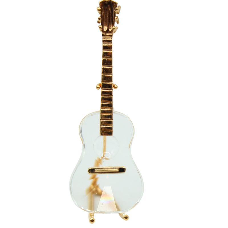 Swarovski Figurine: 173367 Gold Guitar