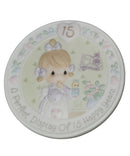 Precious Moments 177083, A Perfect Display of 15 Happy Years Medallion