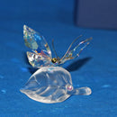 Swarovski Crystal: 182920 Butterfly on Leaf