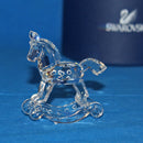 Swarovski Figurine: 183270 Rocking Horse