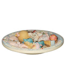 Precious Moments 186384, Jesus Loves Me Girl with Bunny Sculpted Plate