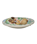 Precious Moments 186406, Love One Another- Sculpted Plate, Boy and Girl