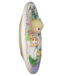 Precious Moments 186430, God Loveth a Cheerful Giver- Sculpted Plate