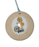 Precious Moments Ornament 192384, Give Ability a Chance- Basketball