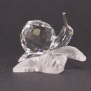Swarovski Crystal: 196501 Snail on Vine Leaf