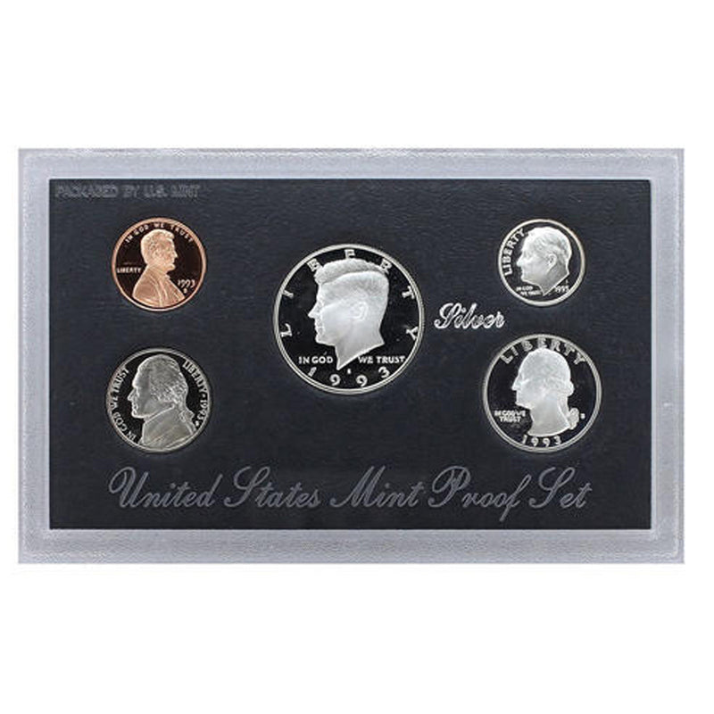 1993 Silver Proof Set (OGP) 5 coins