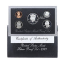 1997 Silver Proof set 10 Pack Kennedy Half dollar Washington - (OGP) 50 coins