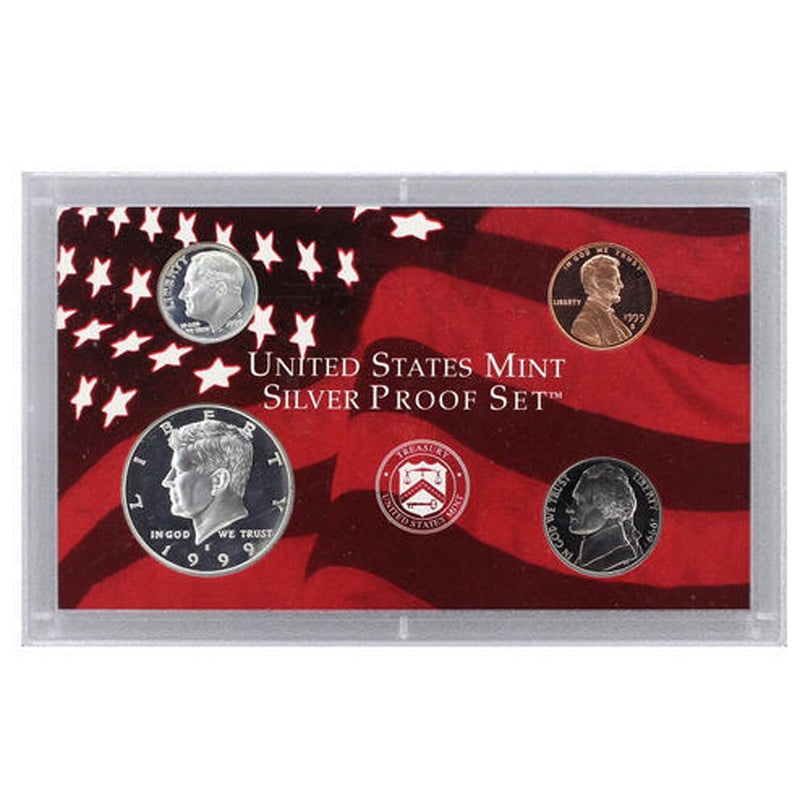 1999 Silver Proof Set (OGP) 9 coins