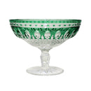 Waterford Crystal: Clarendon Emerald Green Round Compote, 6.25"