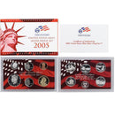 2005 Silver Proof set 10 Pack Kennedy, State quarters - (OGP) 110 coins