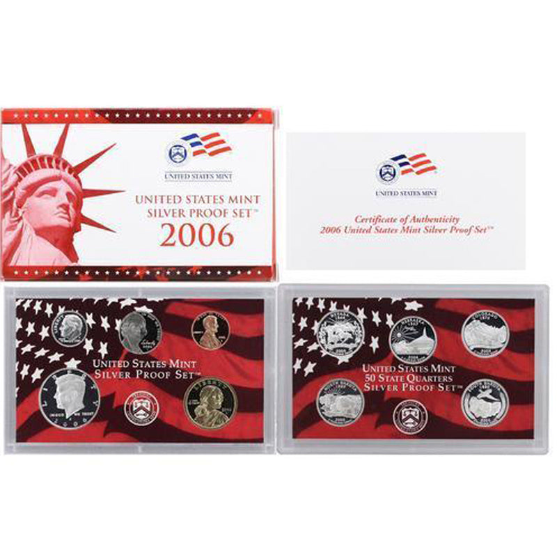 2006 Silver Proof Set (OGP) 10 coins