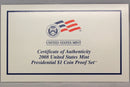 2008 Presidential Dollar Proof Set (OGP) 4 coins