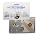 2009 Lincoln Bicentennial Cent Proof Set (OGP) 4 coins