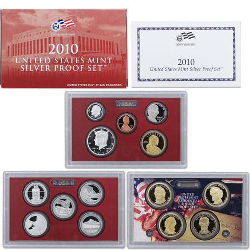 2010 Silver Proof Set (OGP) 14 coins