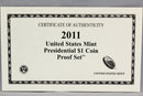 2011 Presidential Dollar Proof Set (OGP) 4 coins