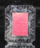 Waterford Crystal: With Love 2x3 Picture Frame, 4.75"