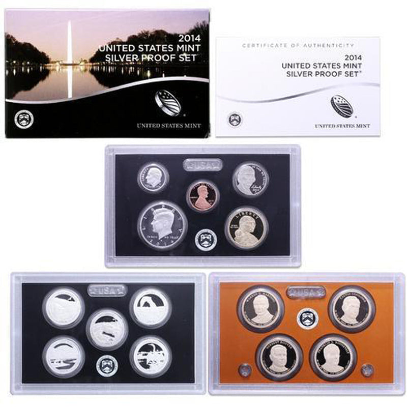 2014 Silver Proof Set (OGP) 14 coins