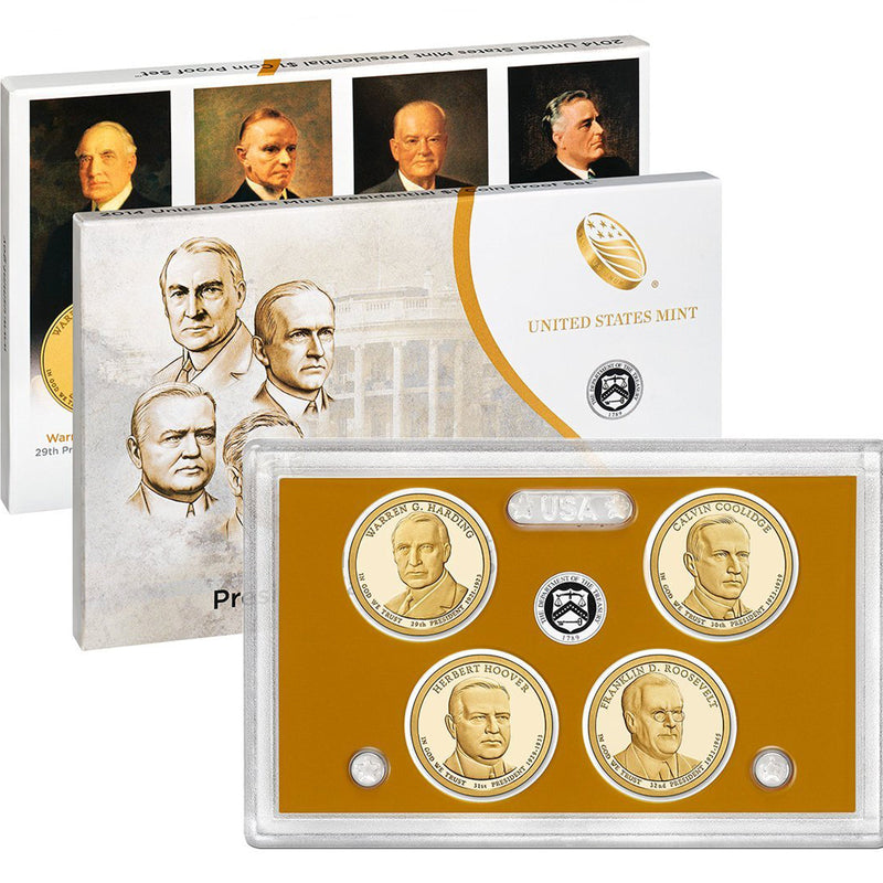 2014 Presidential Dollar Proof Set (OGP) 4 coins