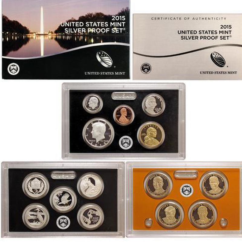 2015 Silver Proof Set (OGP) 14 coins