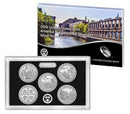 2019 America the Beautiful Quarter Proof Set 90% Silver (OGP) 5 coins