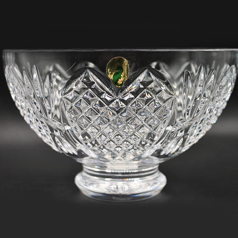 Waterford Crystal: Wedding Heirloom Footed Round Bowl, 8"