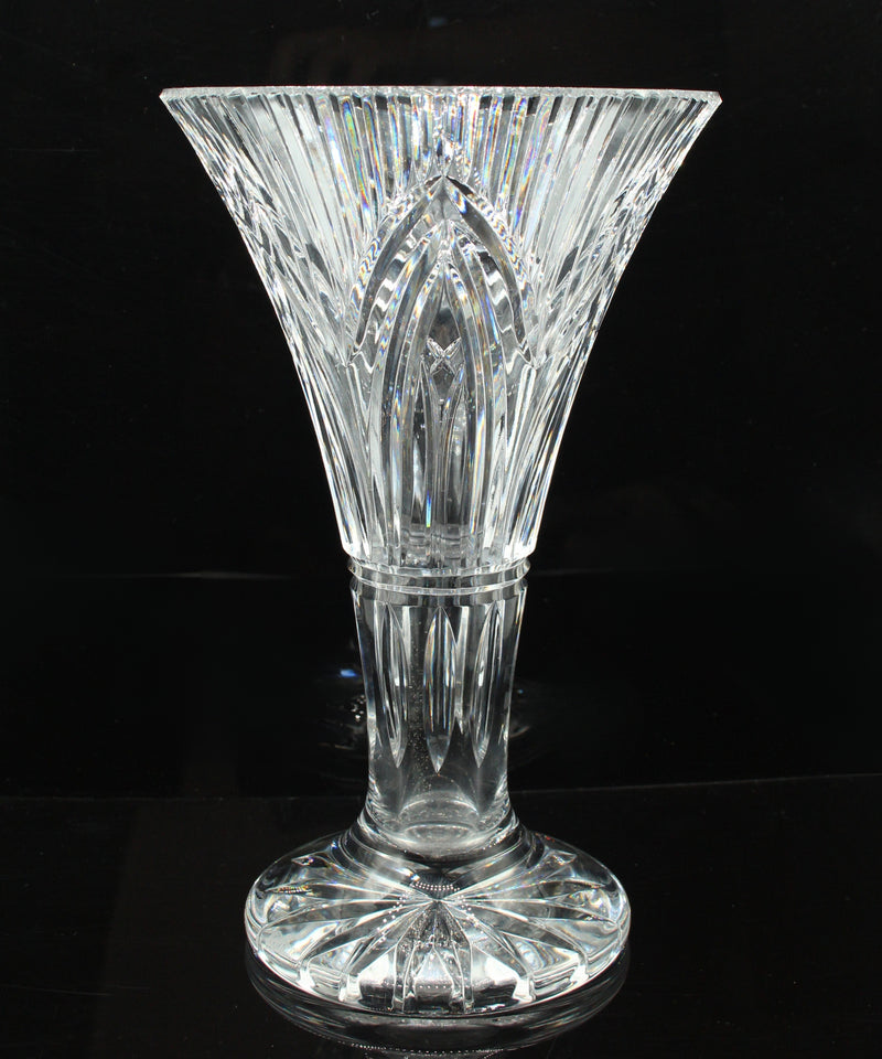 Waterford Crystal: Romance of Ireland Vase, 10"