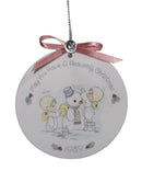 Precious Moments Ornament 212113, May You Have a Heavenly Christmas- 1989