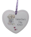 Precious Moments Ornament 224138, Hug One Another- 1990