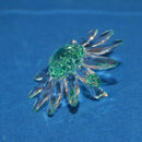 Swarovski Crystal: 227537 Green Marguerite - Daisy