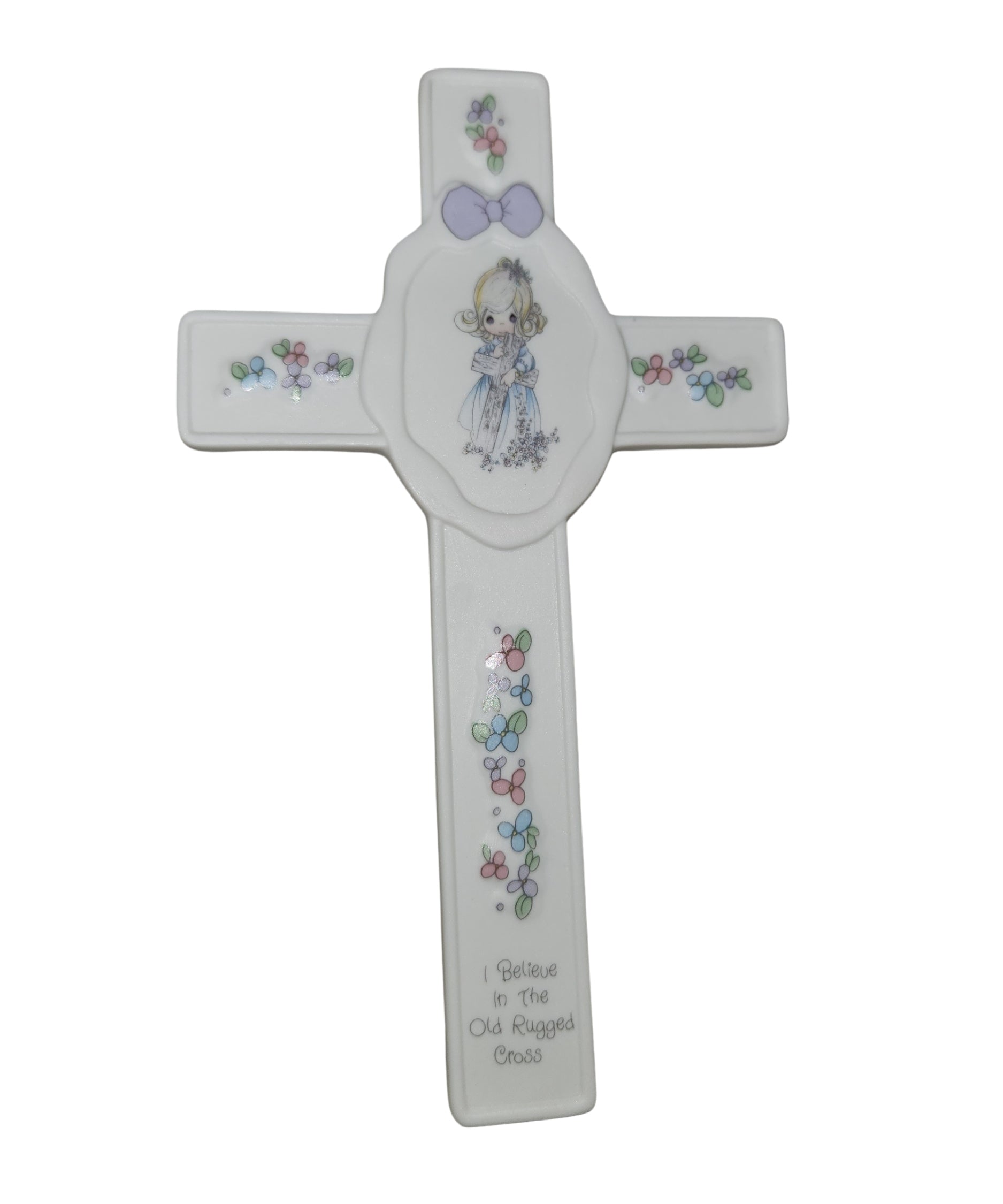 Precious Moments 231185, I Believe in the Old Rugged Cross- Keepsake Cross