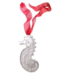 Waterford Crystal: Seahorse Seahorse Ornament, 3.5"