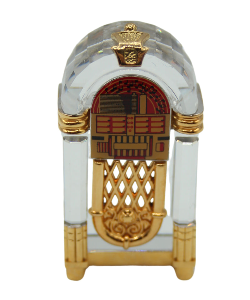 Swarovski Figurine: 243444 Gold Mini Juke Box