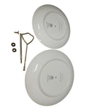 Precious Moments 245453, A Winter Wonderland Double-Tiered Cookie Plate