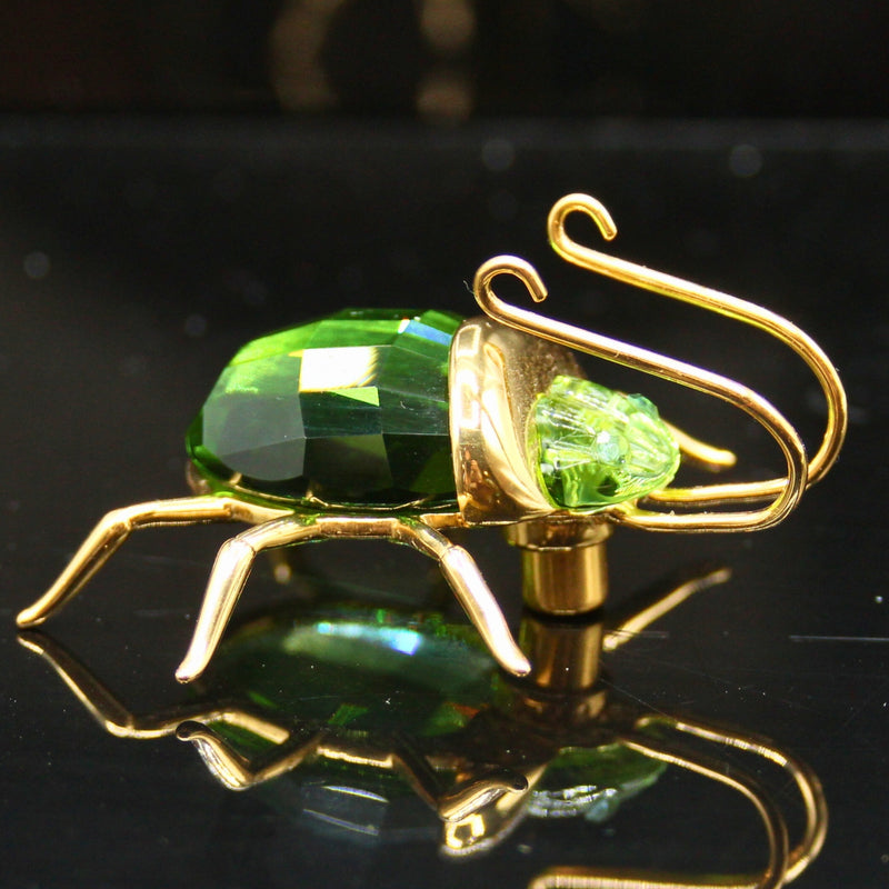 Swarovski Figurine: 250475 Scarab Aranos| Peridot