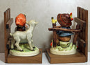 Hummel Figurine: Good Friends & She Loves me - Bookends - 251/A+B