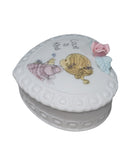 Precious Moments Trinket Box 255823, Love is Kind- Girl Feeding Bird Covered Box