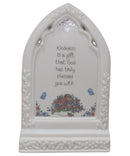 Precious Moments Plaque 255866, Bible Blessings- Girl at Birdbath