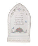 Precious Moments Plaque 255866, Bible Blessings Girl with Butterfly